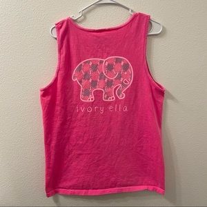Ivory Ella tank top pink medium